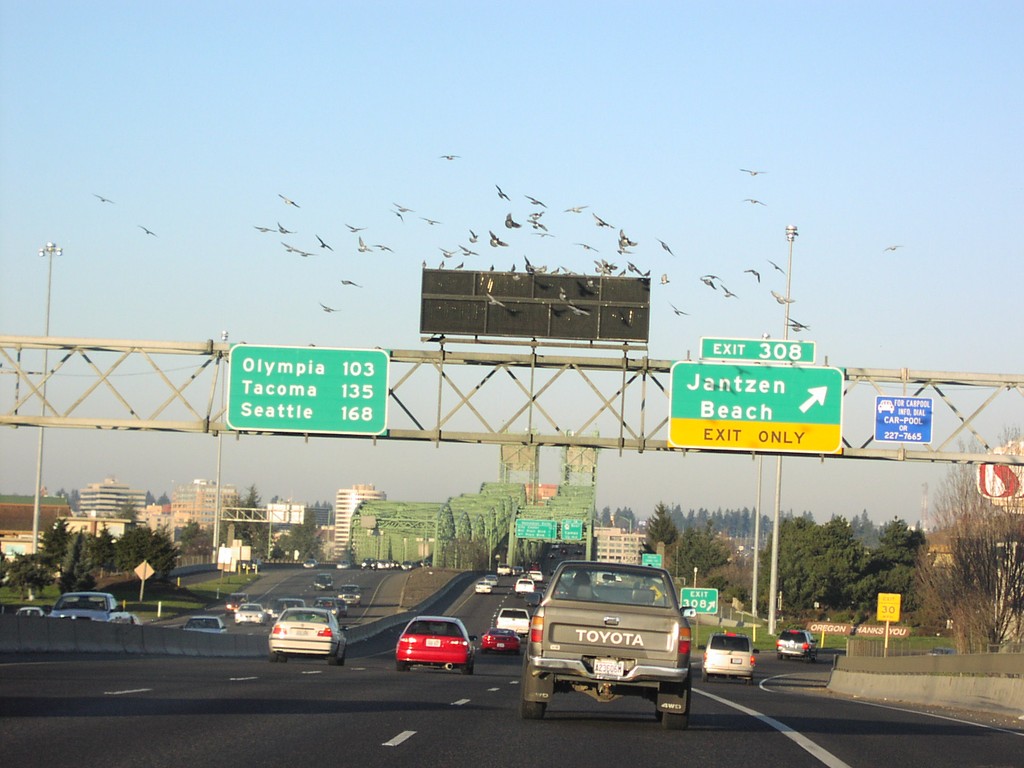 I-5 North Exit 308 - Last Oregon Exit