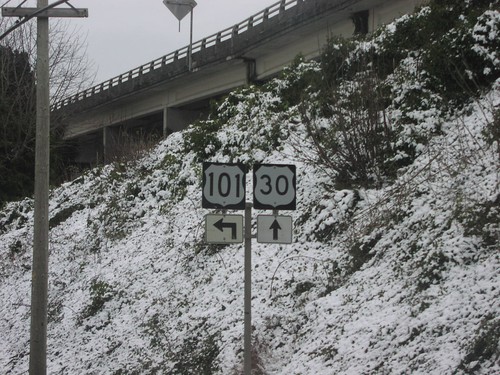 US-101 North at US-30