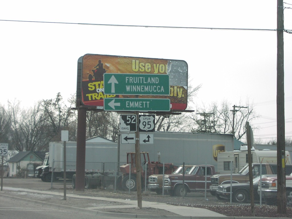 ID-52 East at US-95 Spur