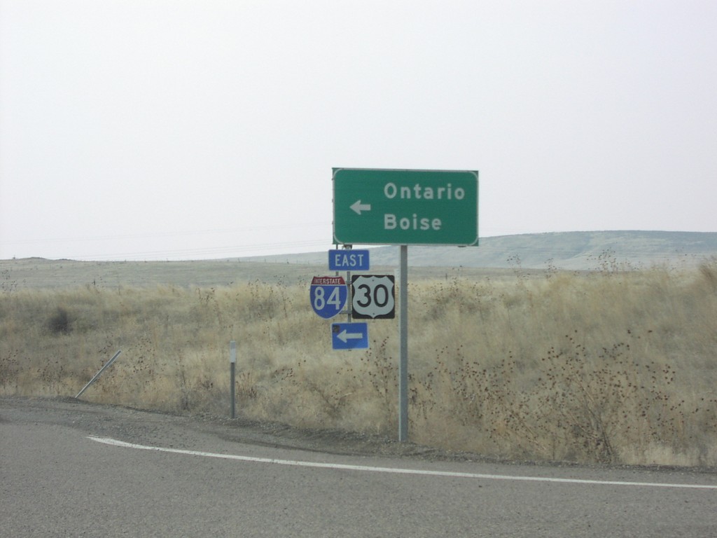 US-30 at I-84 Exit 352 Onramp