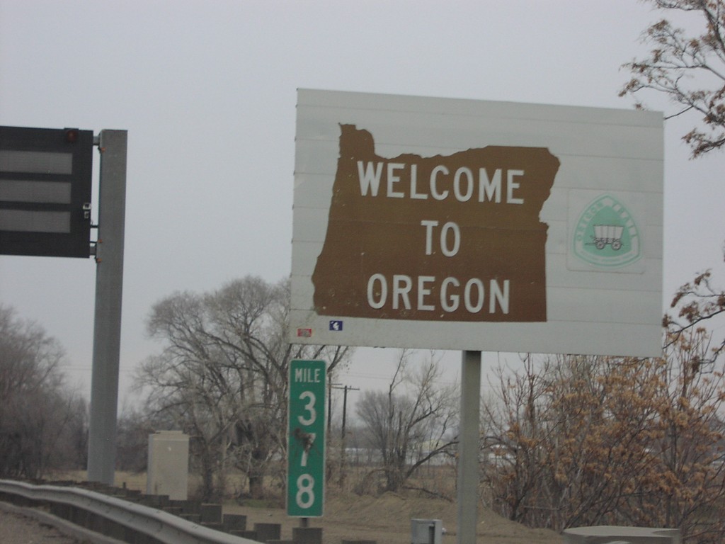 I-84 West - Welcome To Oregon