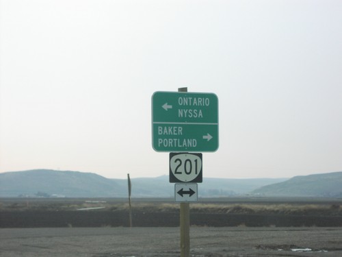 End US-95 Spur South at OR-201