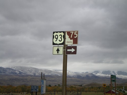 US- 93 South at ID-75