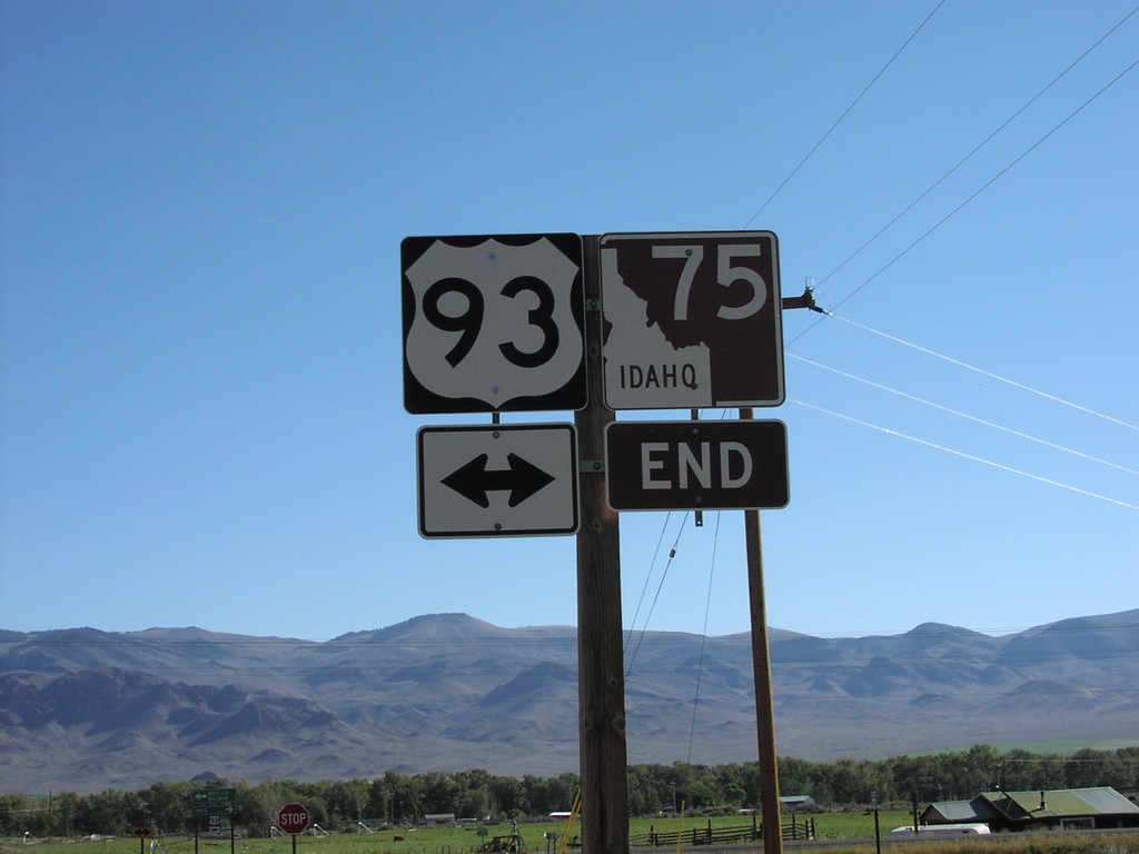 End ID-75 North at US-93