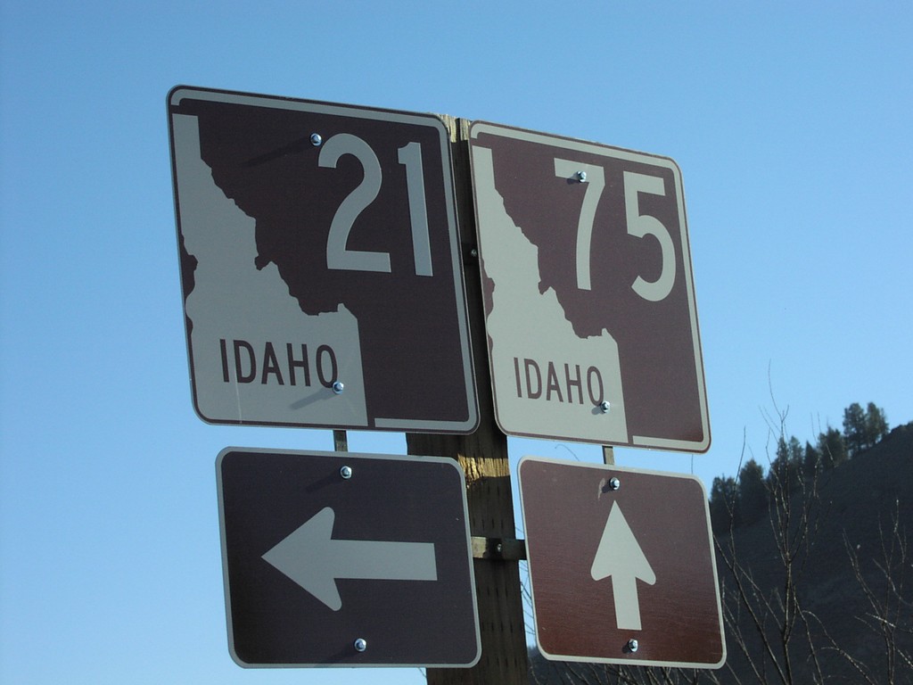 ID-75 North at ID-21