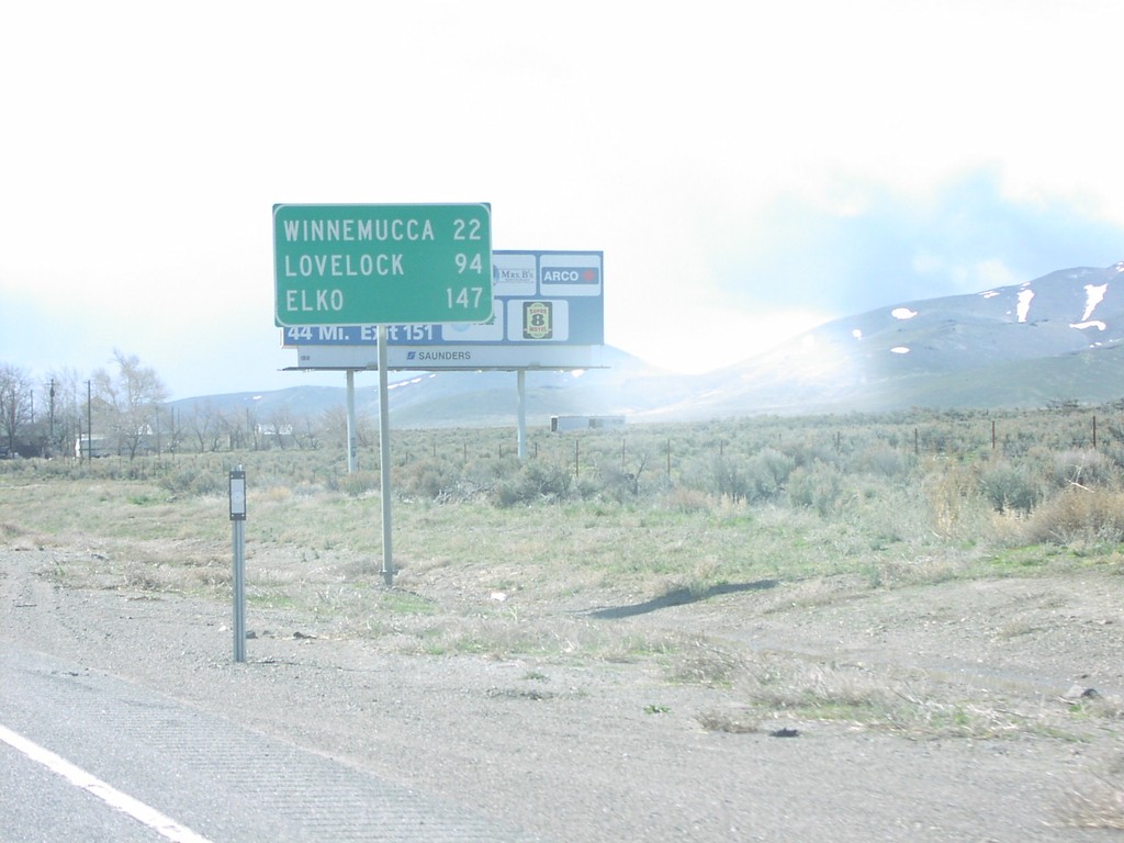 US-95 South - Distance Marker