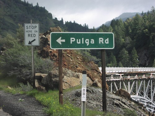 CA-70 East at Pulga Road