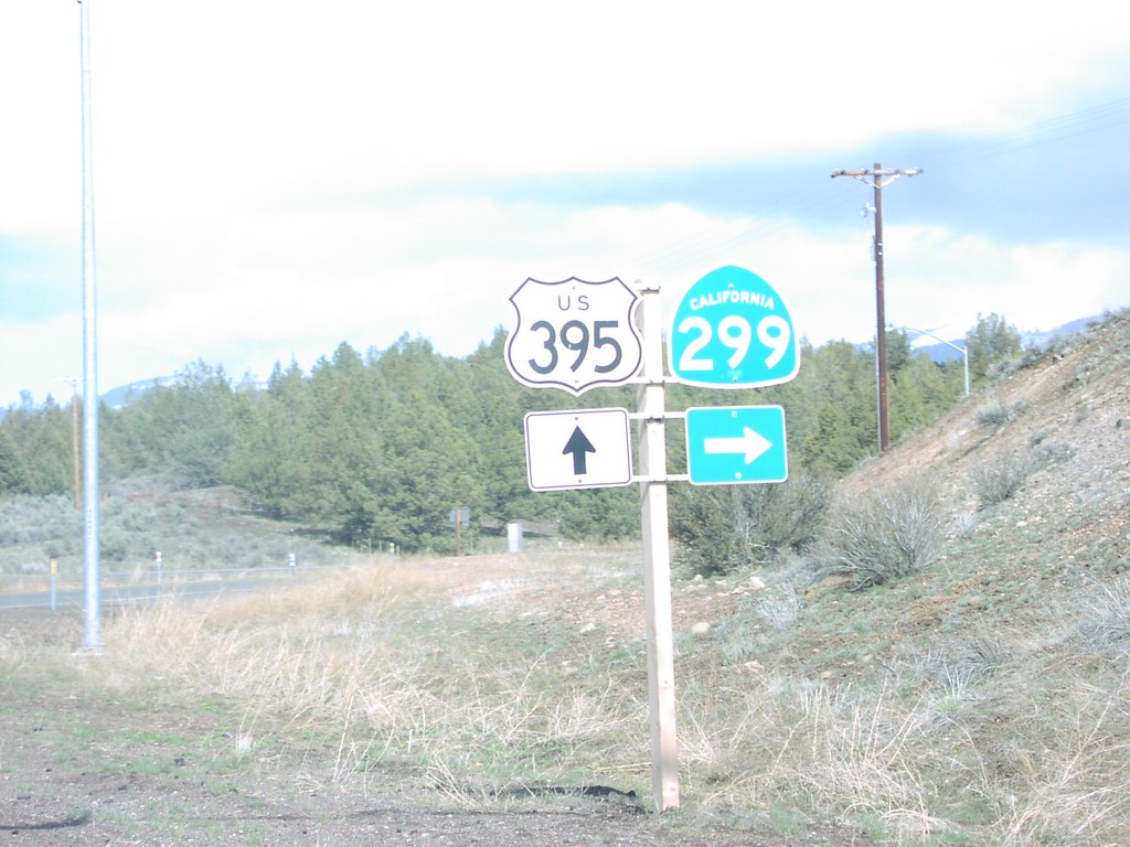 US-395 North at CA-299 East