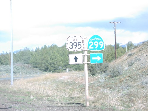 US-395 North at CA-299 East