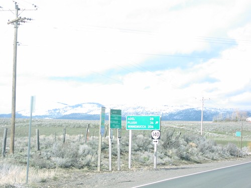 US-395 North at OR-140 East