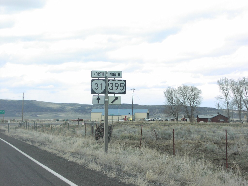 US-395 North at OR-31