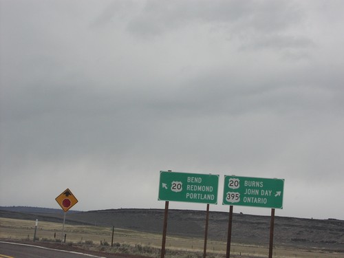 US-395 North at US-20