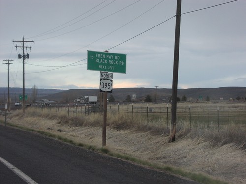 US-20 East Approaching US-395 North