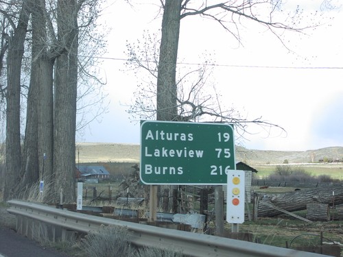 US-395 North - Distance Marker