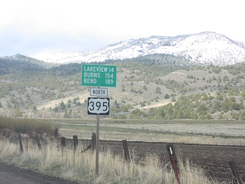 US-395 North - Distance Marker