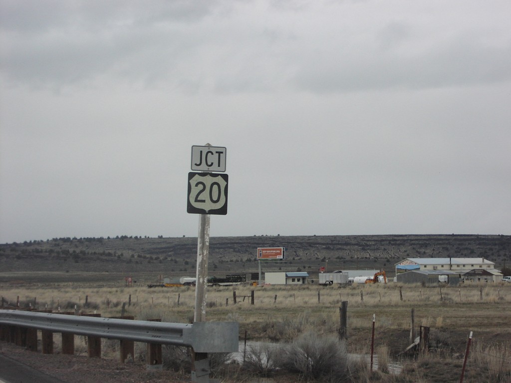 US-395 North at US-20