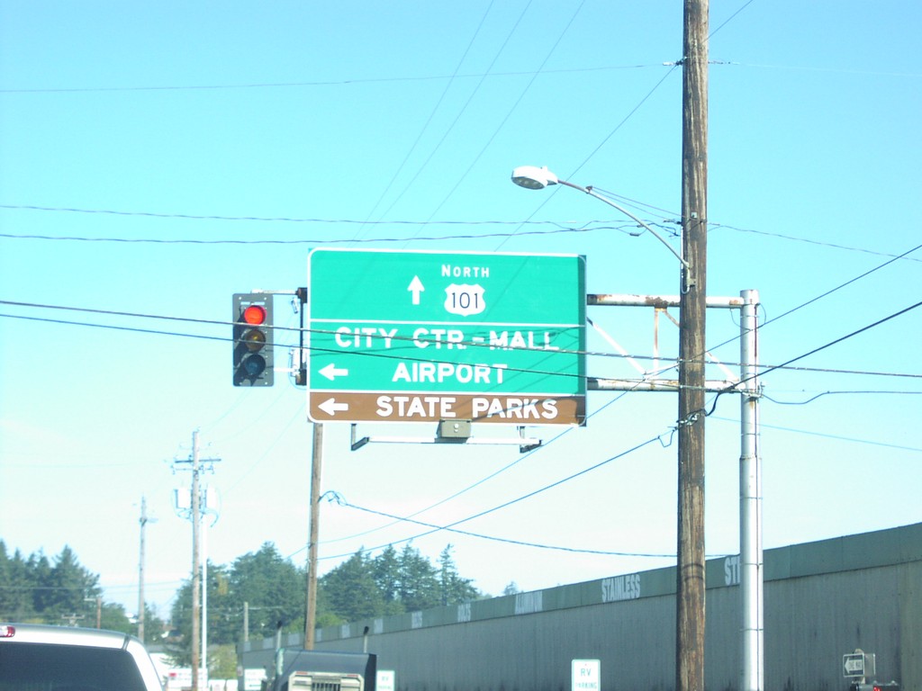 US-101 North - North Bend City Center