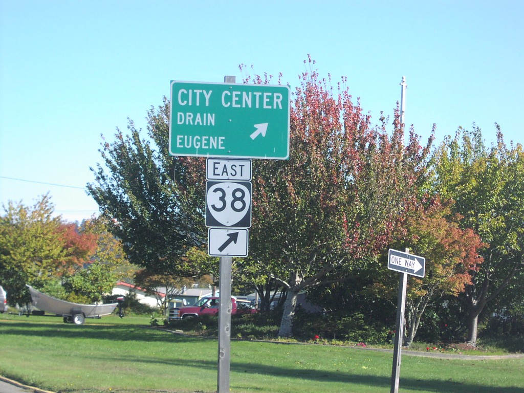 US-101 North at OR-38 East