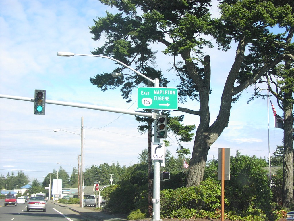 US-101 North at OR-126 East