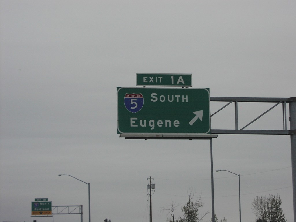 OR-22 East Exit 1A - I-5 South