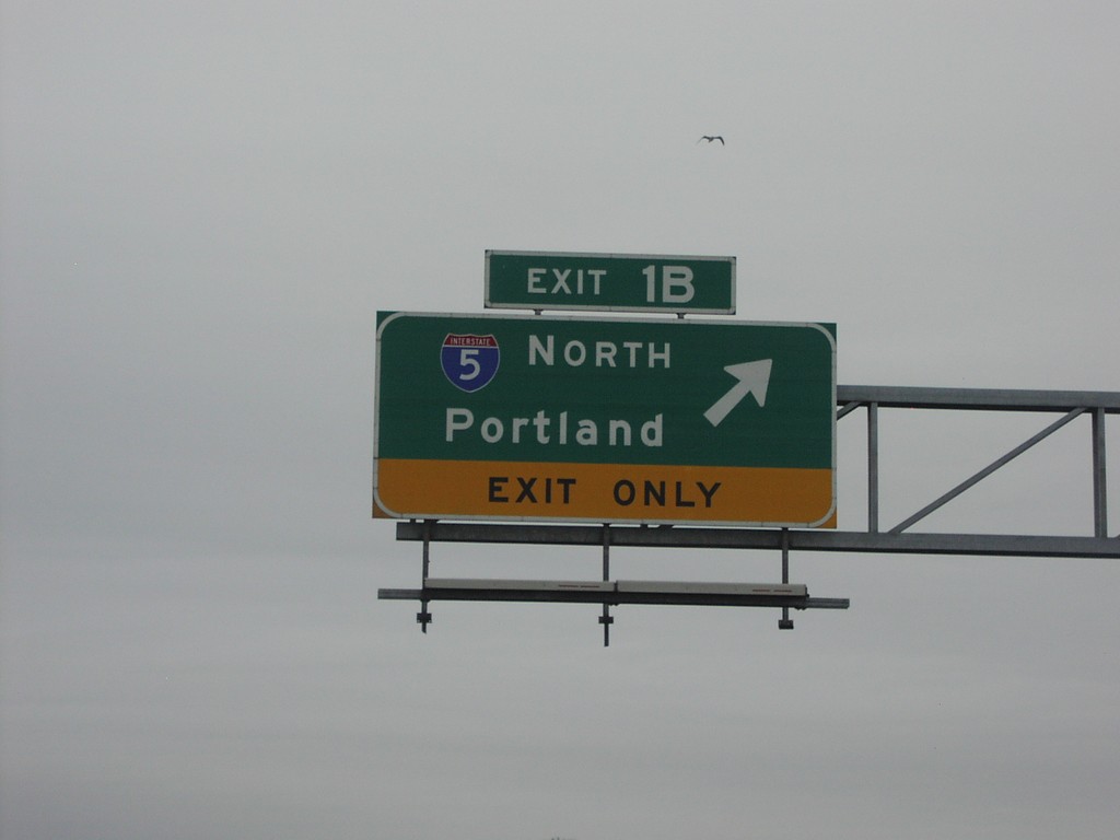 OR-22 East Exit 1B - I-5 North