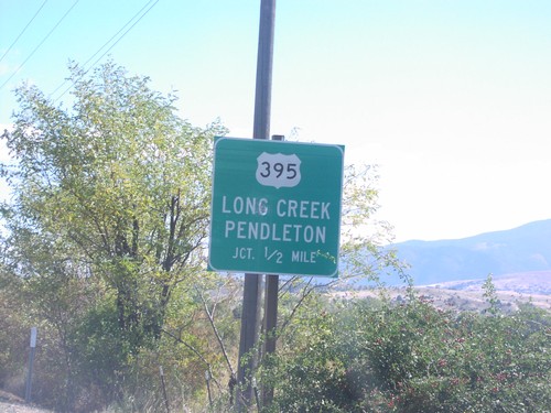 US-26 East approaching US-395 North