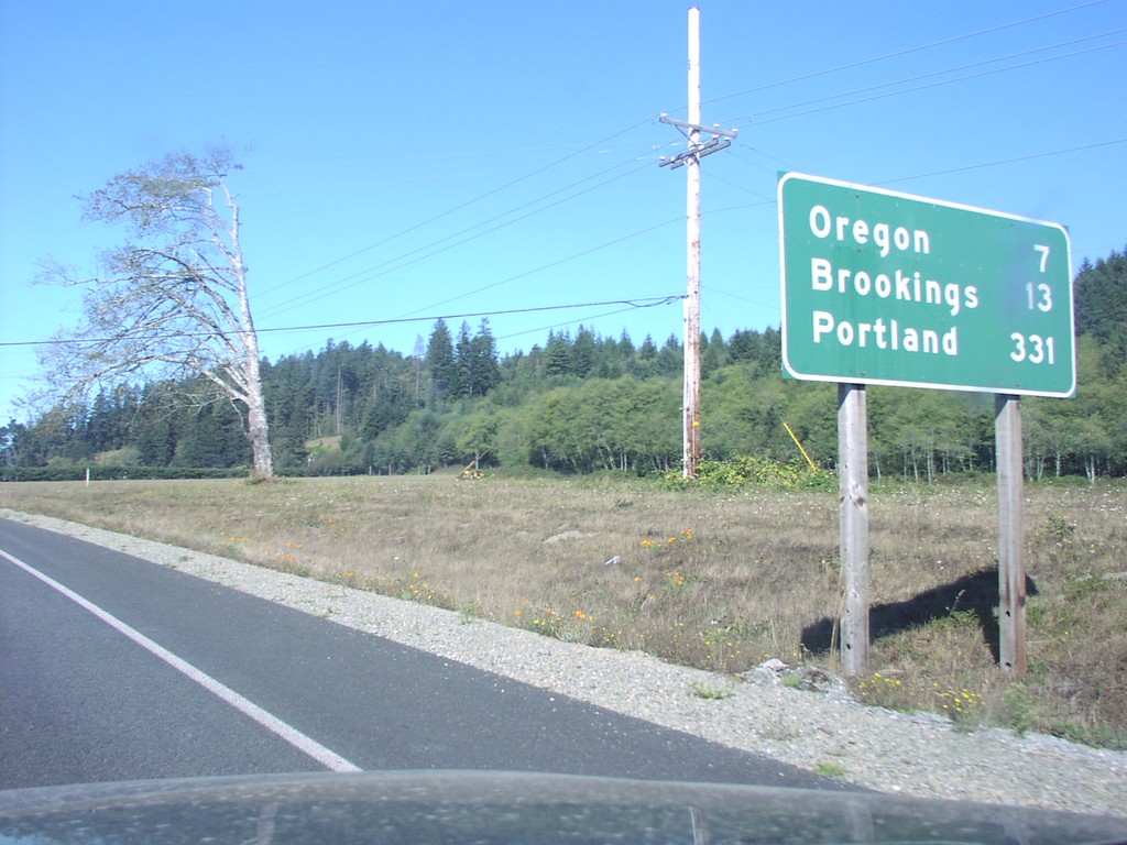 US-101 North - Distance Marker