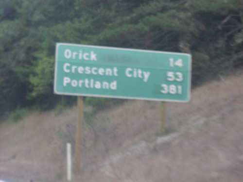 US-101 North Distance Marker