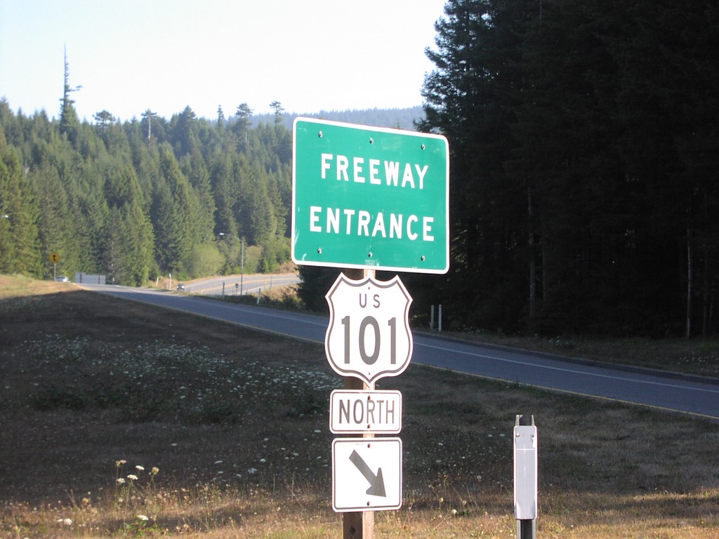 US-101 Exit 753 Northbound Onramp