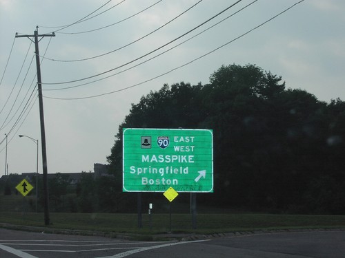 MA-9 East at I-90/MassPike