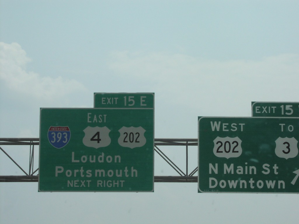 I-93 South Exits 15EW