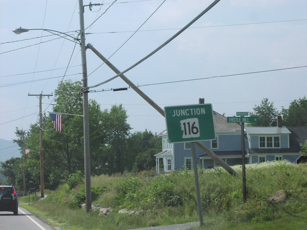 US-2 West Approaching NH-116