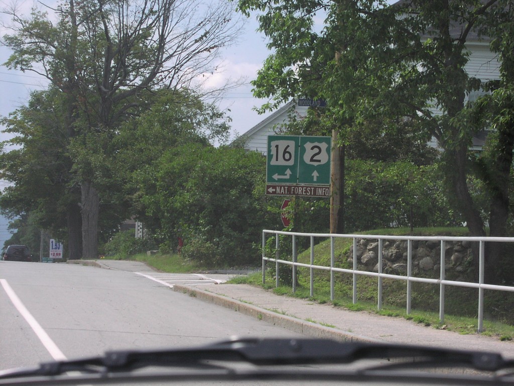 US-2 West approaching NH-16 South