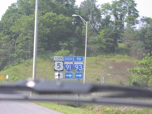 US-5 South at I-91 (To I-93) South