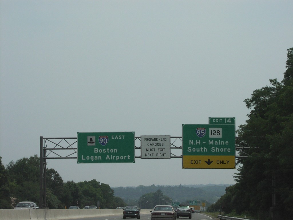 I-90 East Exit 14 (I-95/MA-128)