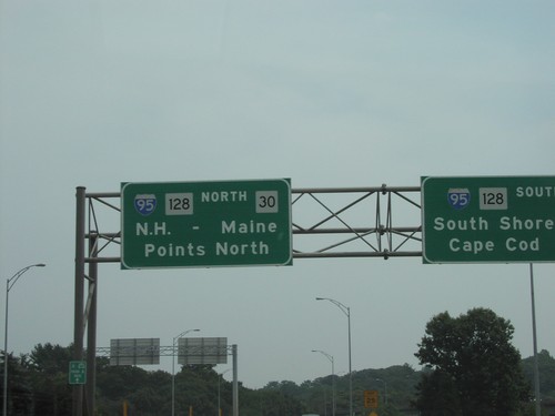 I-90 MassPike TollPlaza Approaching I-95