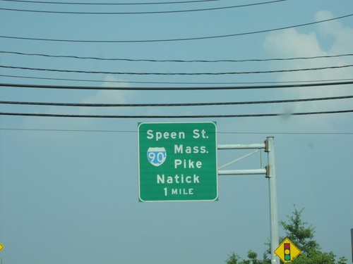 MA-9 West At Speen St. to MassPike