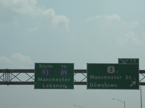 I-93 South To I-89 Exit 13