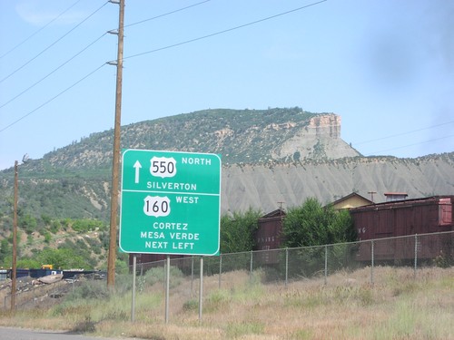 US-160 West at US-550 North