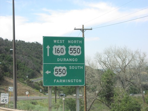 US-160 West at US-550 South