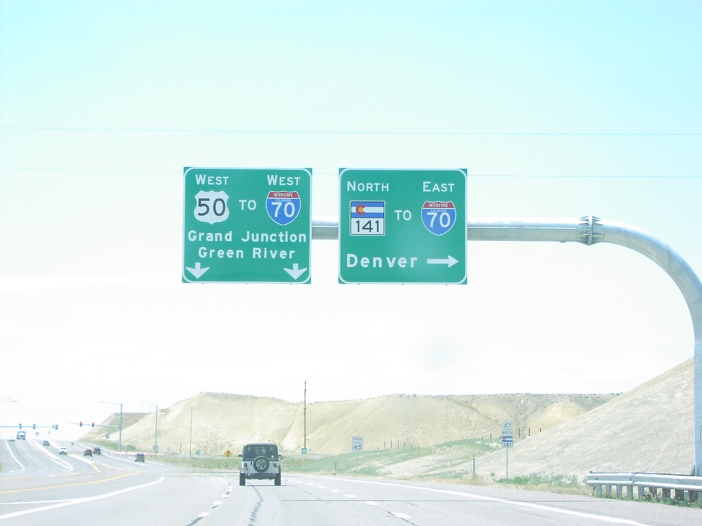 US-50 West at CO-141/To I-70