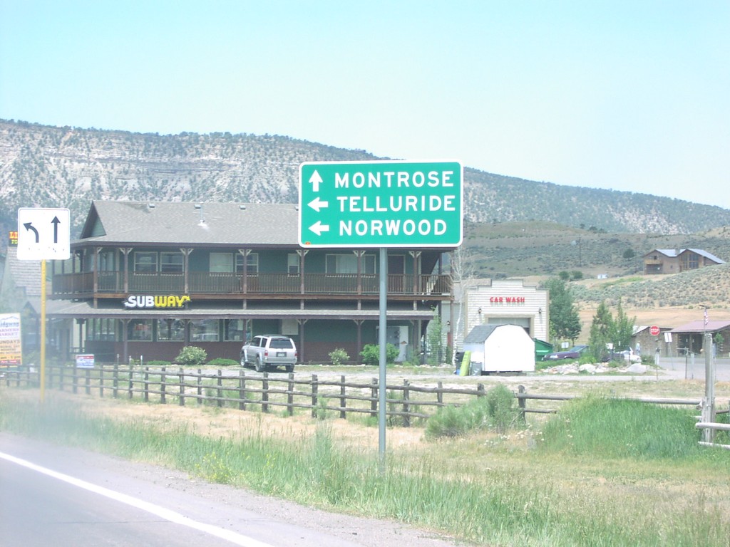 US-550 North at CO-62 West