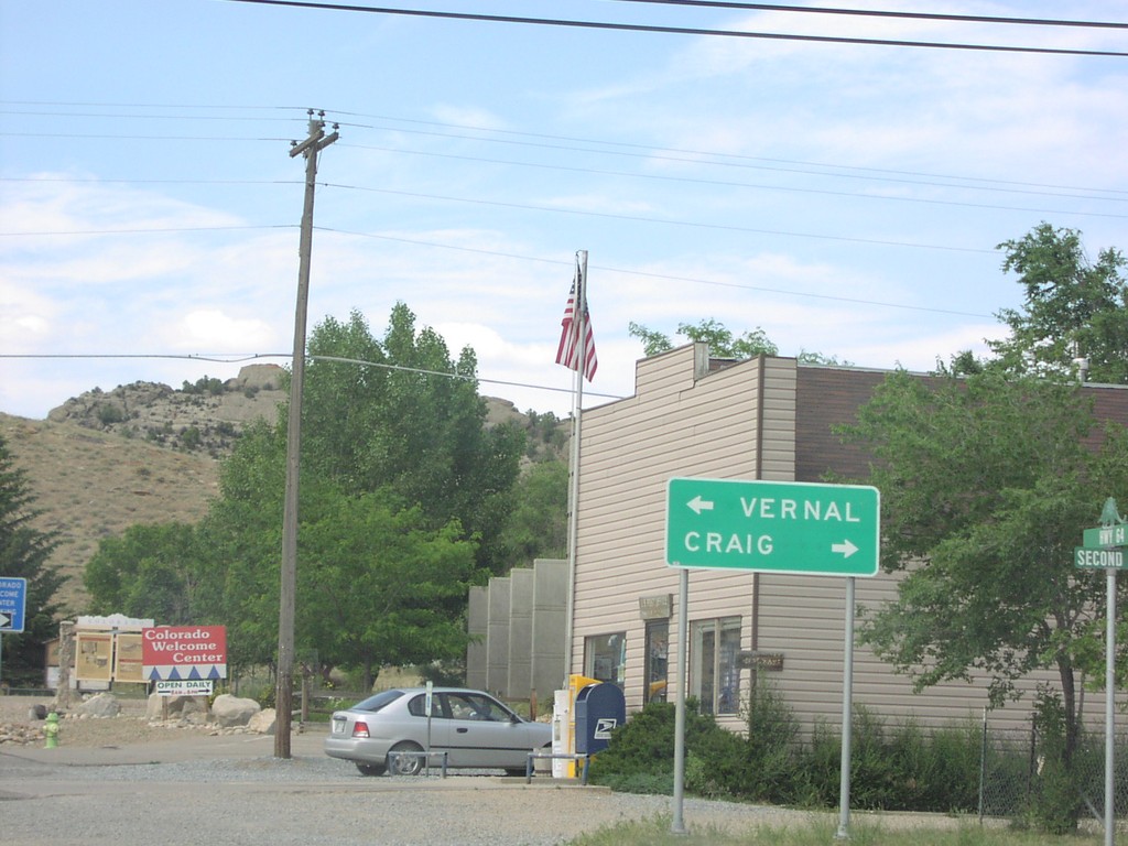 CO-64 North Approaching US-40