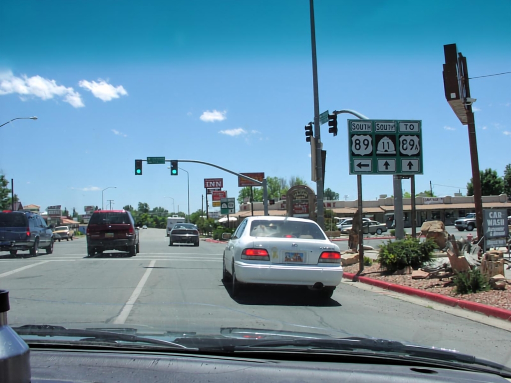 US-89 South at UT-11 to US-89A