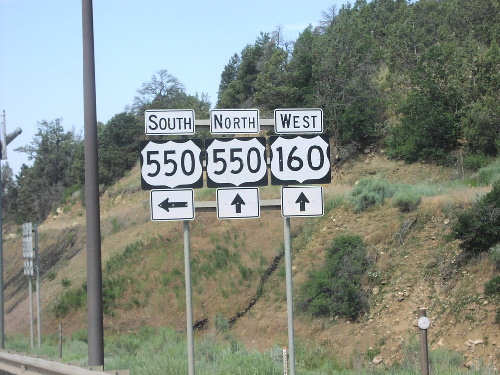 US-160 West at US-550 South