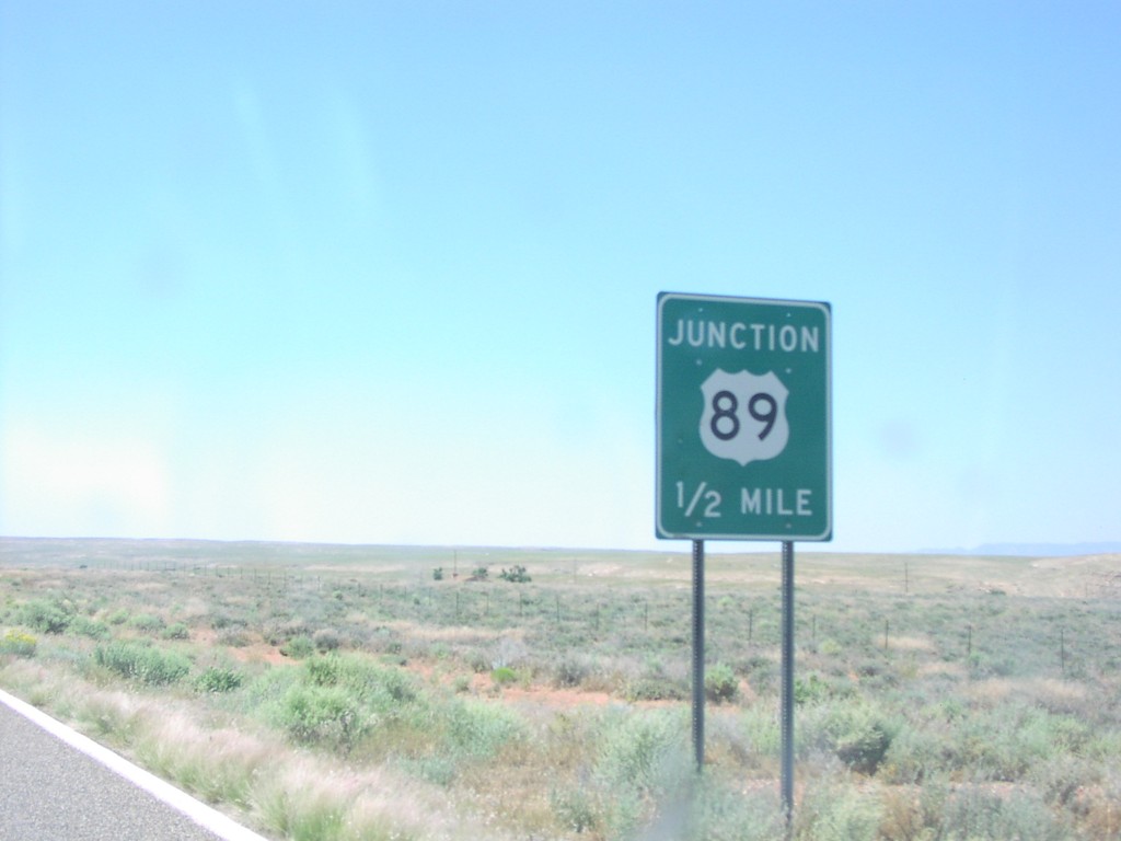 Jct. US-89 on US-89A South