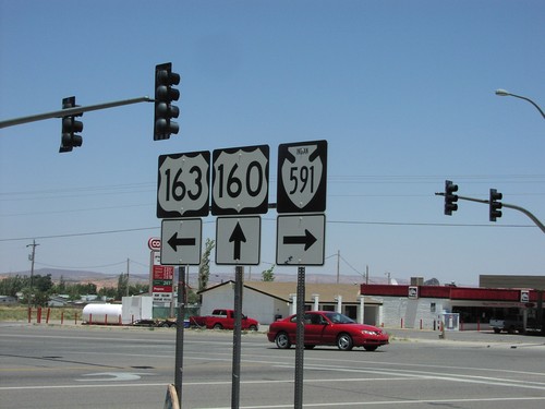 US-160 East at US-163/BIA-591