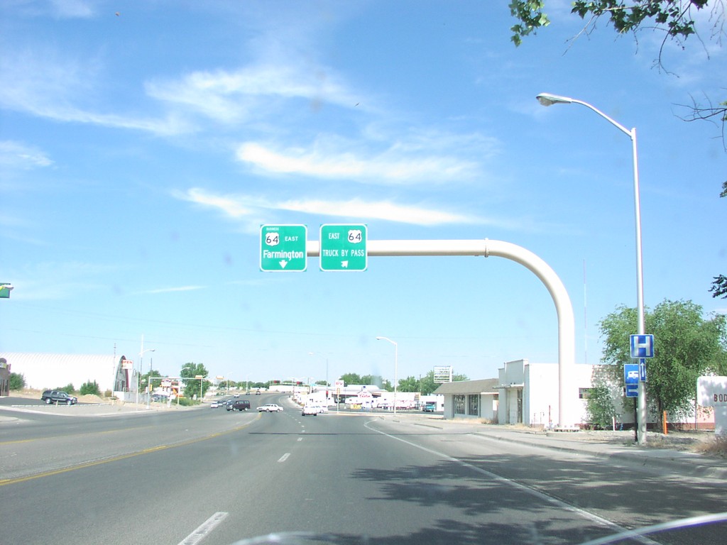 US-64 East at US-64 Truck Bypass