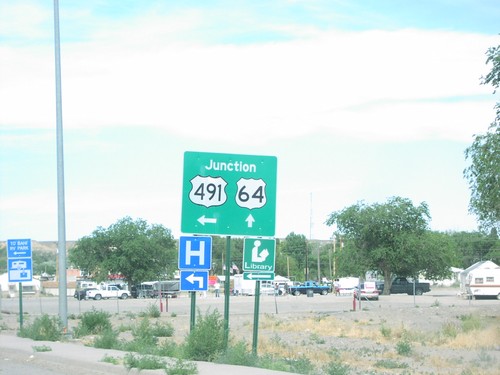 US-64 east at US-491 North