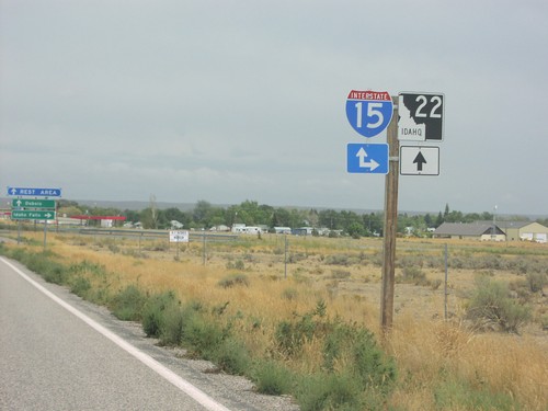 ID-22 North Approaching I-15